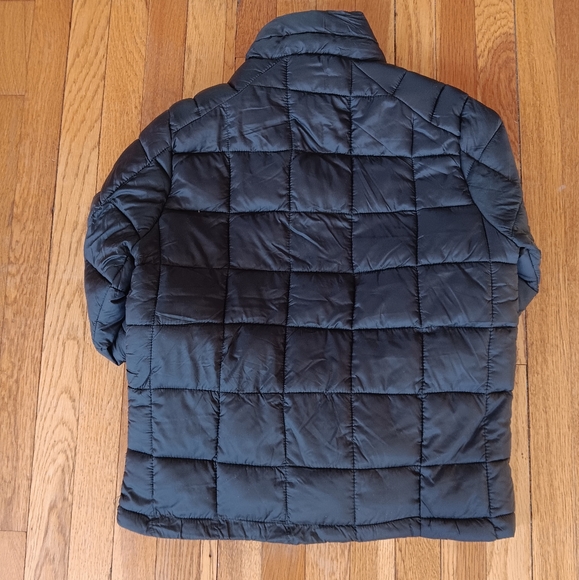 Kids Black Quilted Jacket - Picture 2 of 7